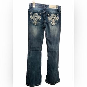Grace of LA Jeans Girls Size 10 Faded Blue Boot Cut